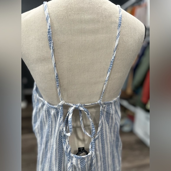 J. Crew Tie-Back Midi Dress Women’s Size Large Flounce Hem Boho Beach NWT - Picture 4 of 7